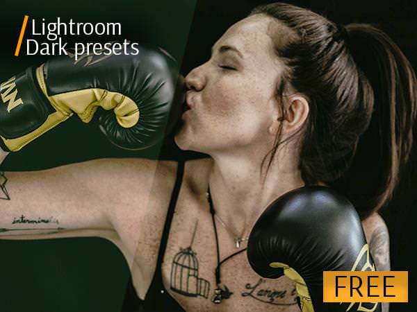 lightroom dark presets poster girl