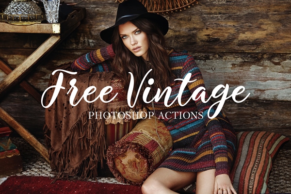 download action vintage photoshop gratis