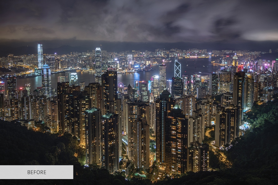 Preset Lightroom HDR Landscape Before