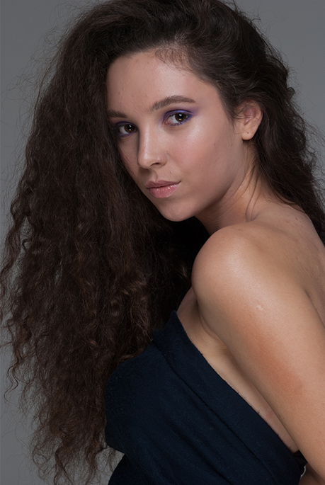 photoshop portrait retouching girl profile