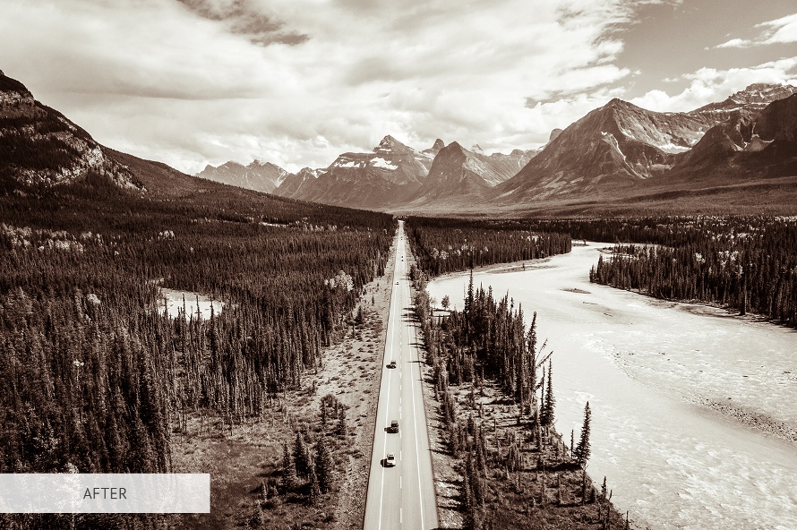 HDR Effect Lightroom Preset Sepia Before
