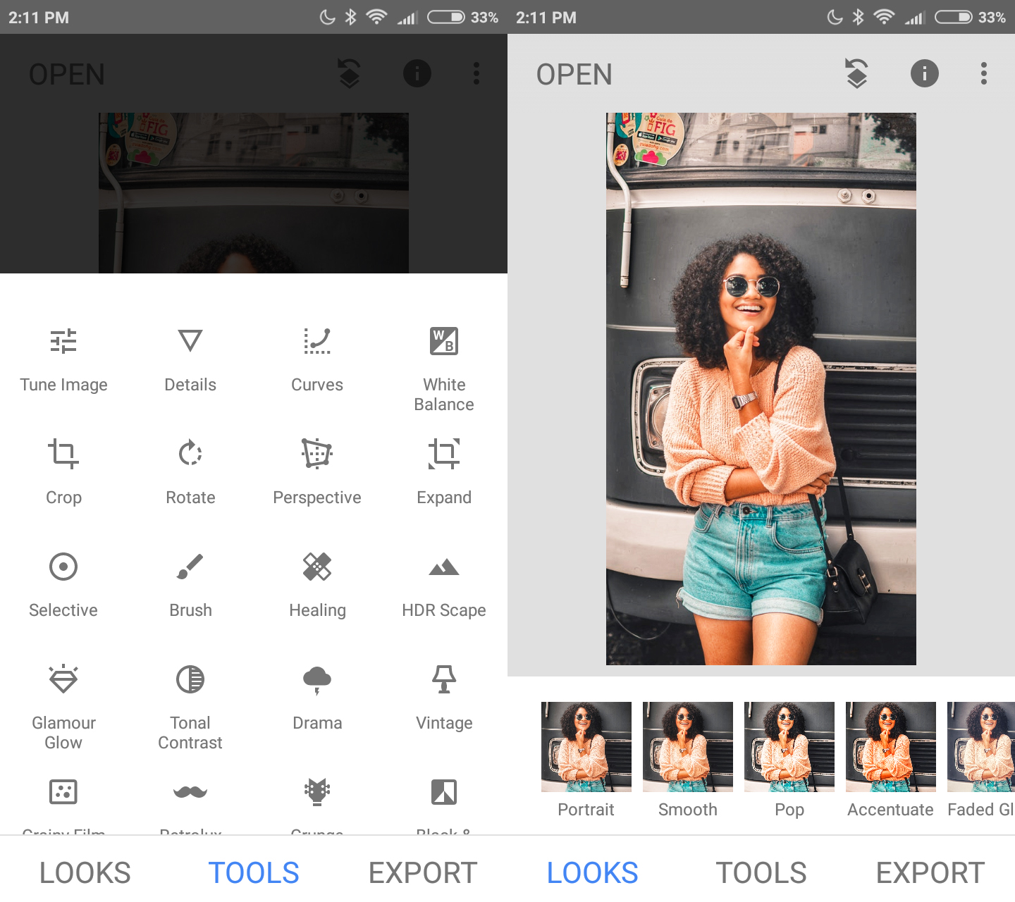 screenshot snapseed photo editor app free