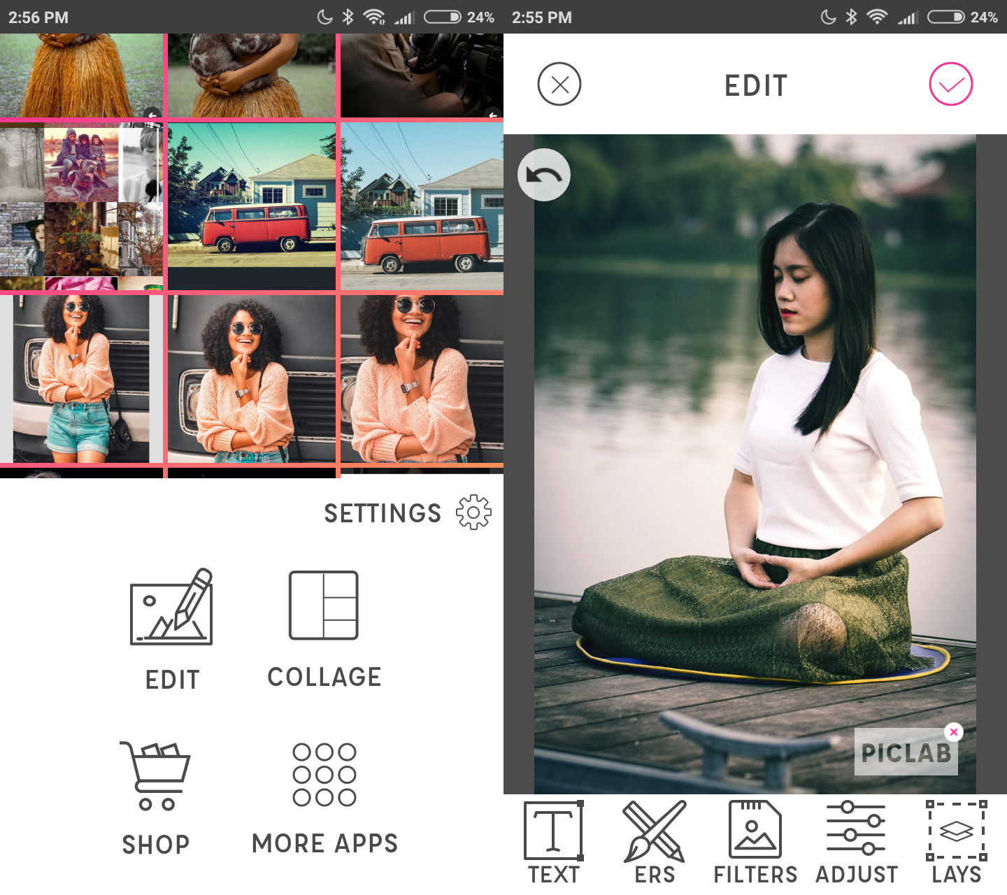 screenshot piclab photo editor app free