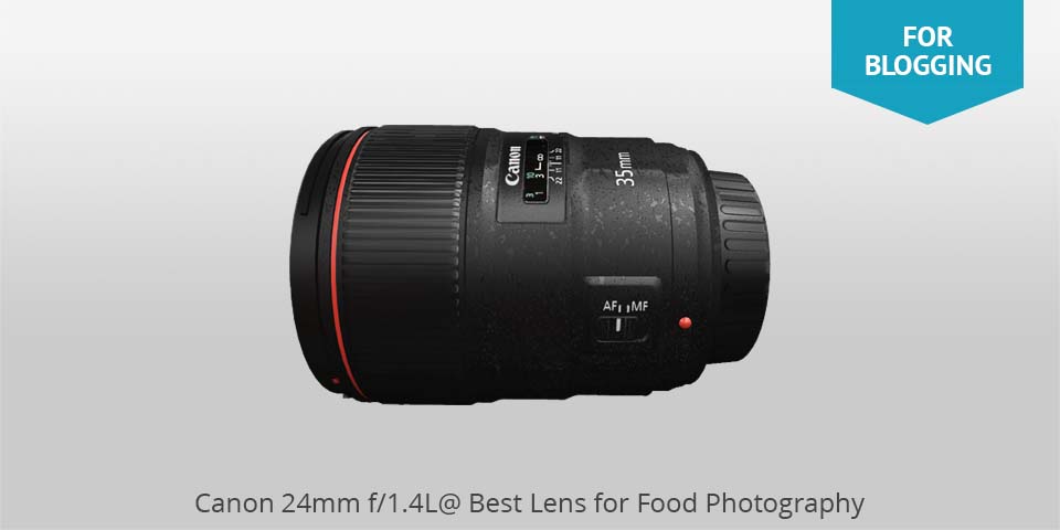 canon 24mm lens for food photo