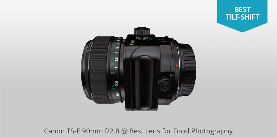 canon ts-e 90mm lens for food photo