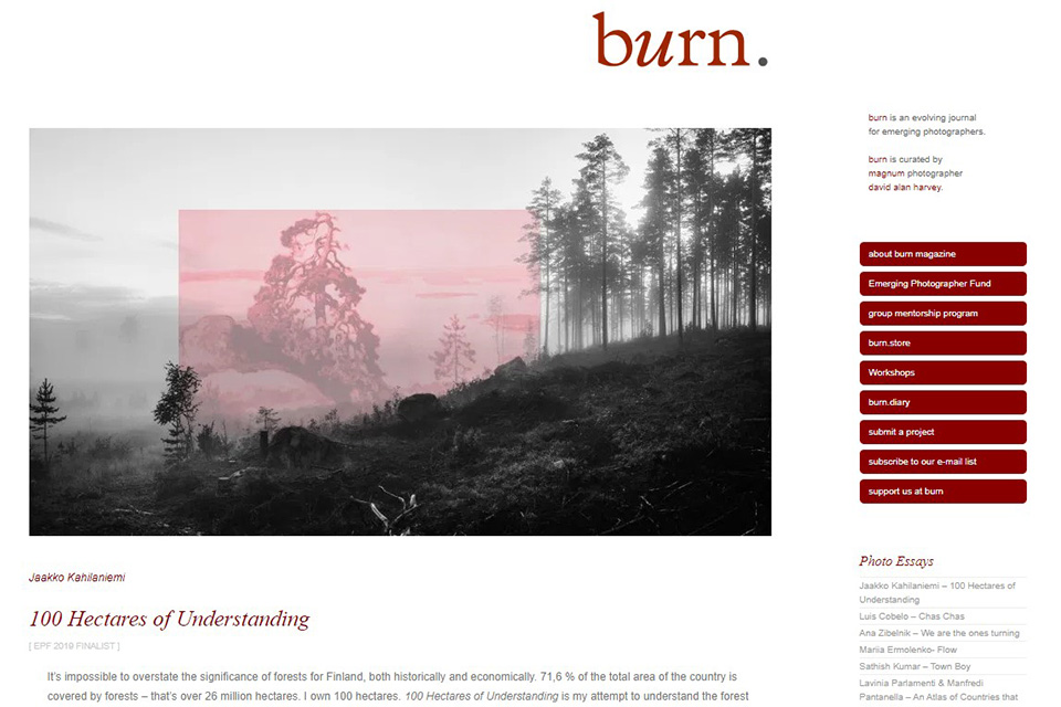 Burn Magazine Fotografie Einreichungen