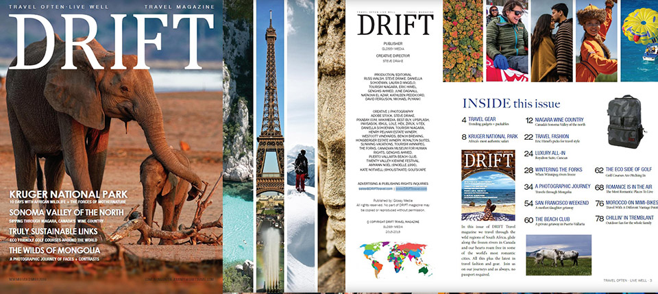 sometimiento de fotografías de la revista Drift Travel