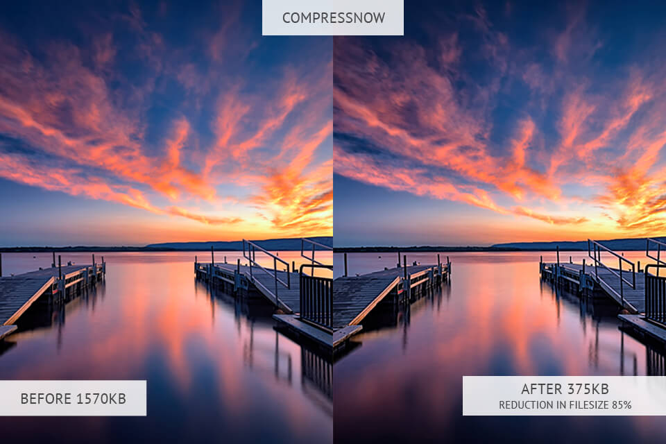 compressnow image optimizer results