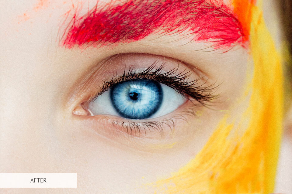 bright eyes action before and after