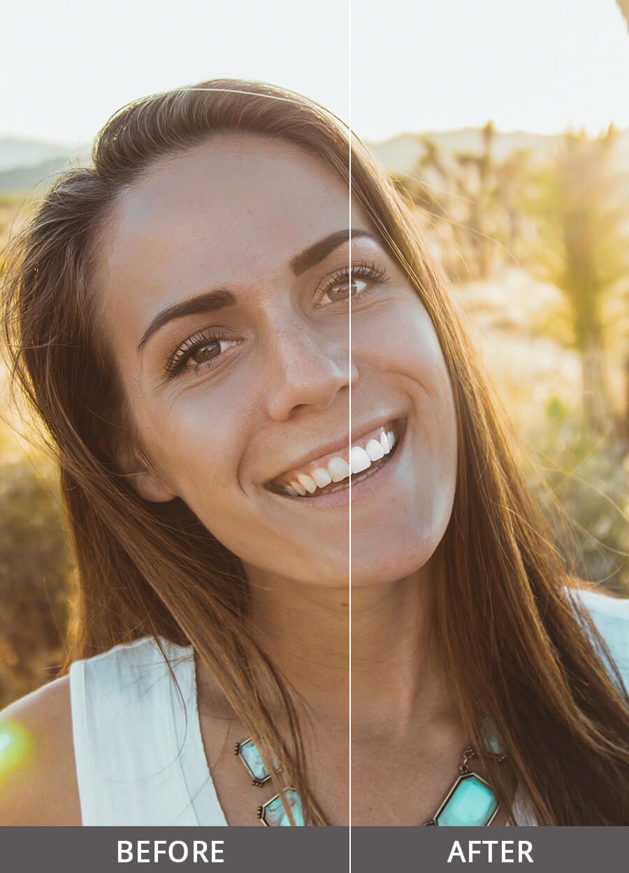 How to Whiten Teeth in Lightroom in 3 Steps (+FREE Brushes)