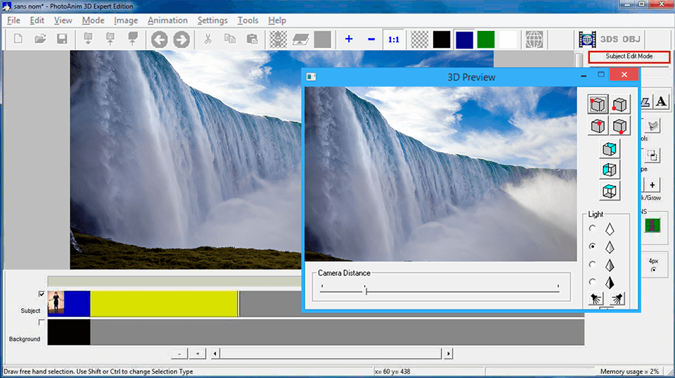 photoanim photo animation software interface