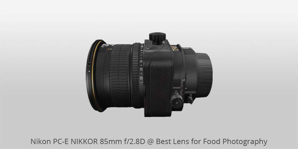 Nikon ps-e 85mm lens for food photo