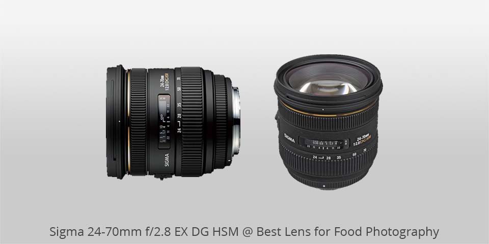 sigma 24-70mm ex dg lens for food photo