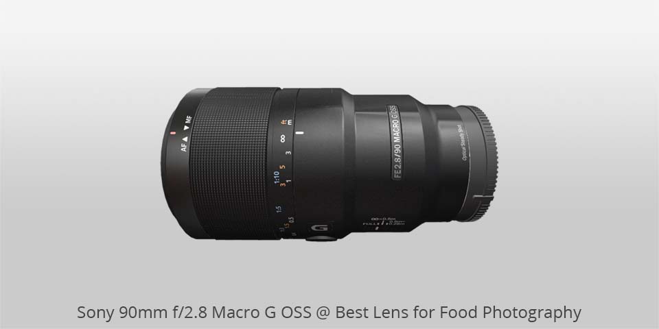 sony 90mm macro lens for food photo