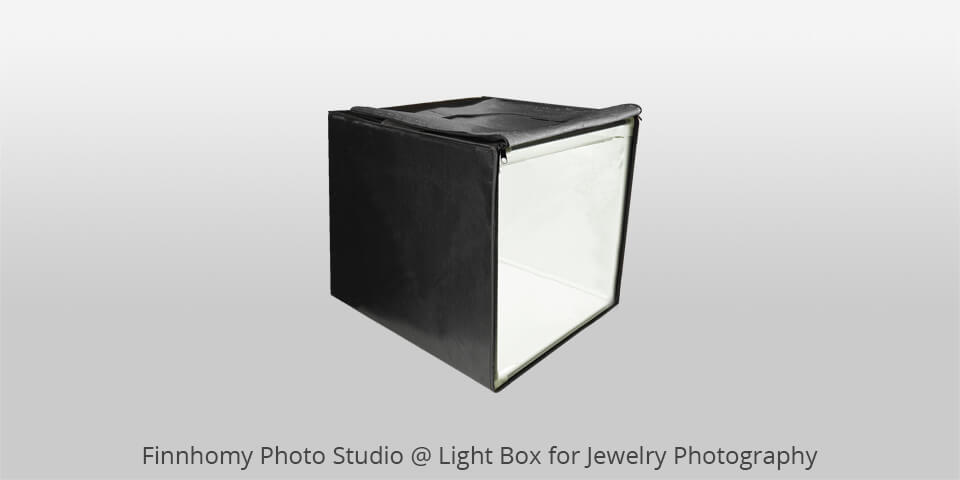 finnhomy photo studio light box for jewelry photos