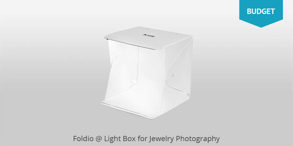 foldio light box for jewelry photography