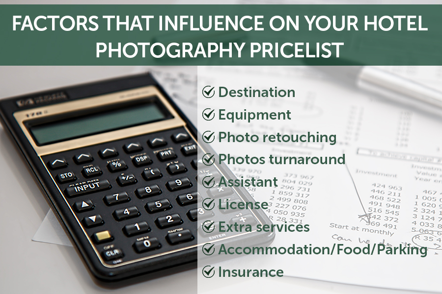 how to price hotel photography