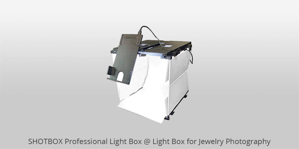 shotbox professional lighbox for jewelry photography