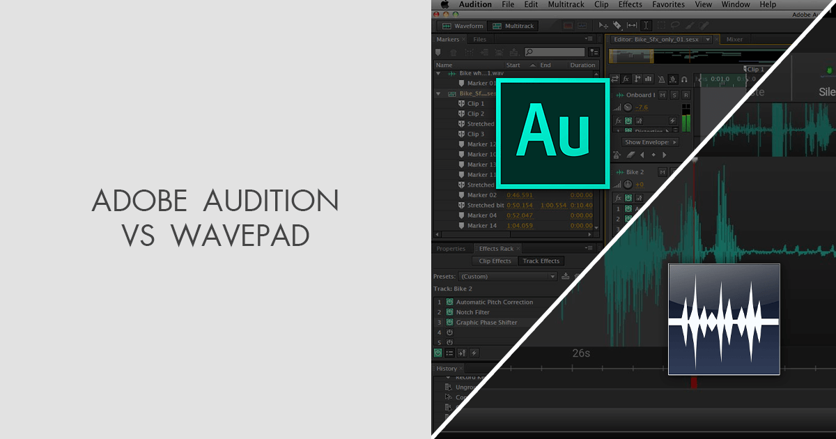 Adobe Audition vs WavePad: What Program to Choose?