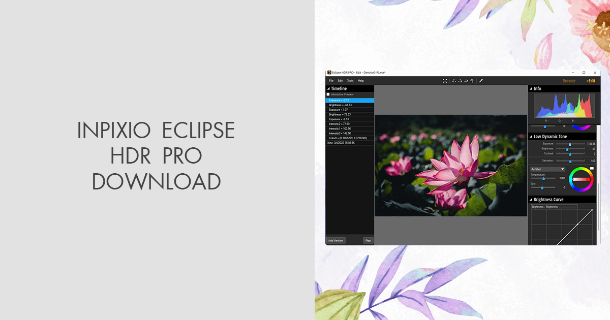 InPixio Eclipse HDR PRO 1.3.500.524 RePack [Full]