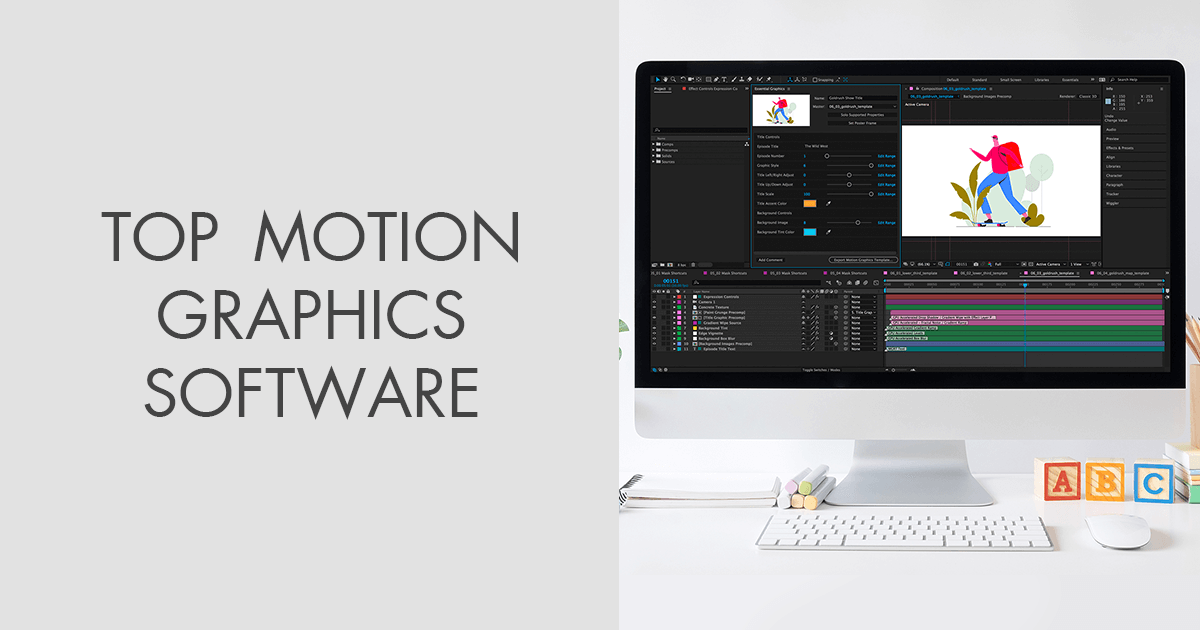 Motion graphics software