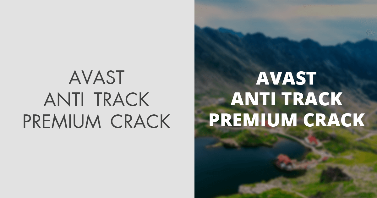 Avast Antitrack Premium Free