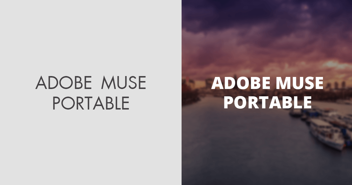 Adobe Muse 32 Bit Portable