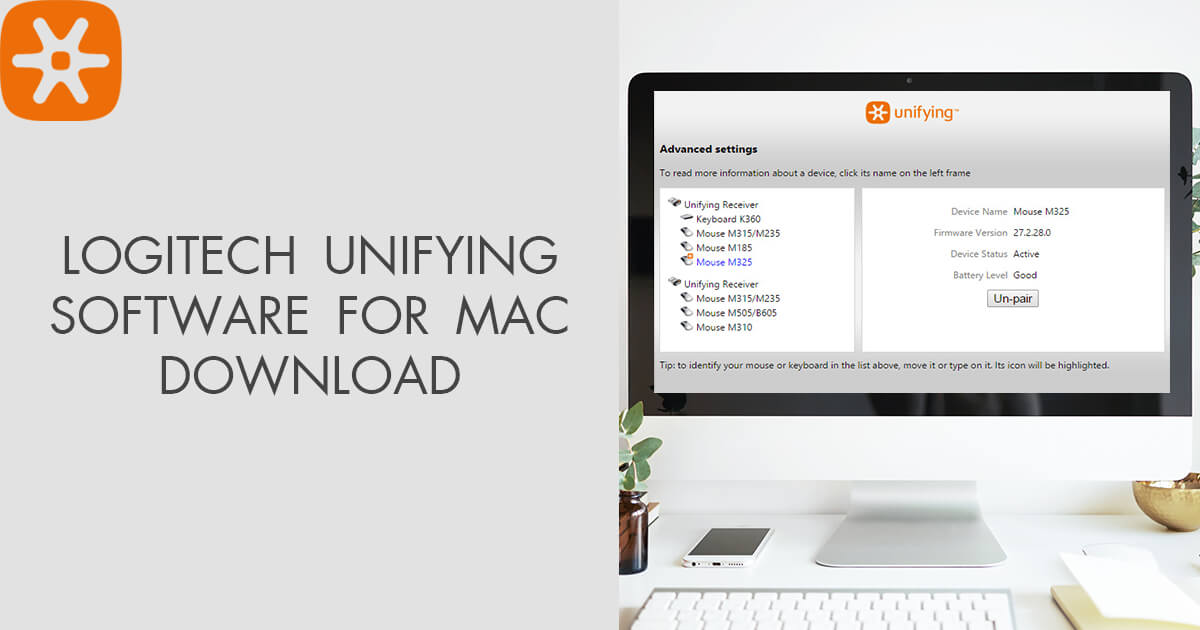Download Logitech Unifying Software for Mac