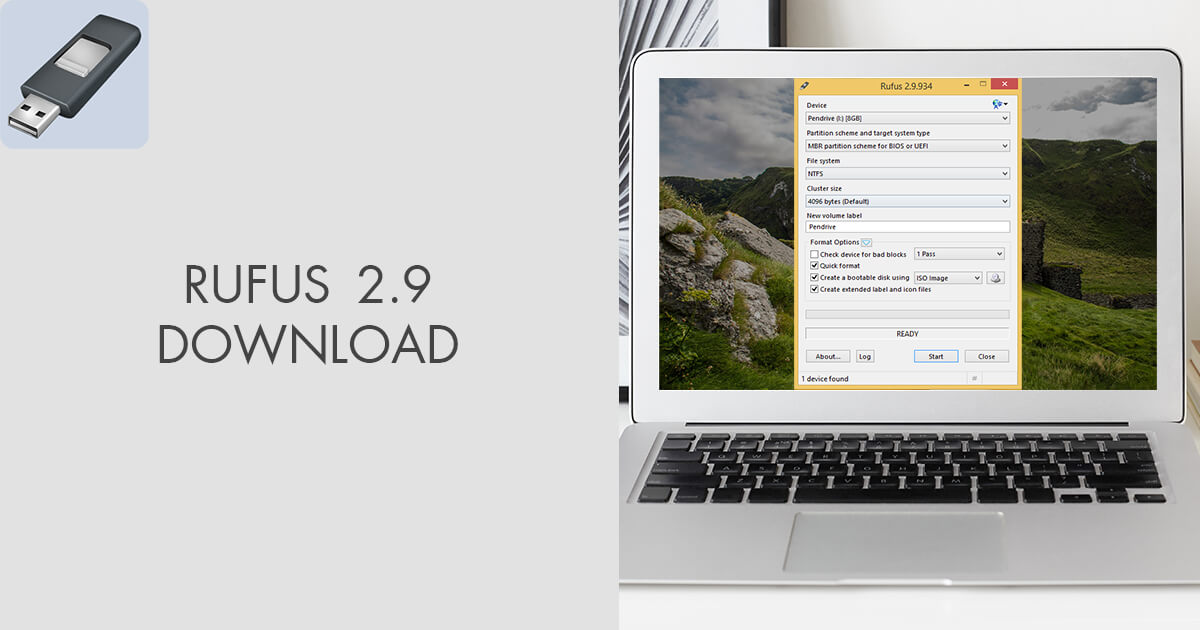 Rufus 2.9 Build 934.0 Final Portable Free Download