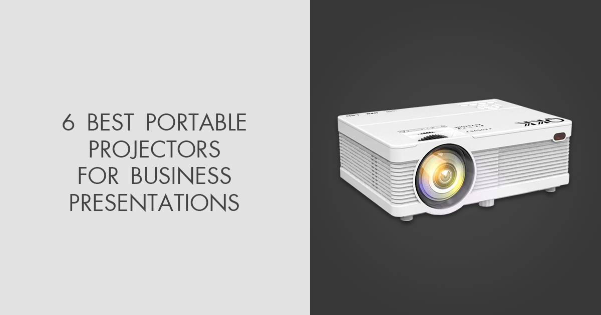 6 Best Portable Projectors For Business 