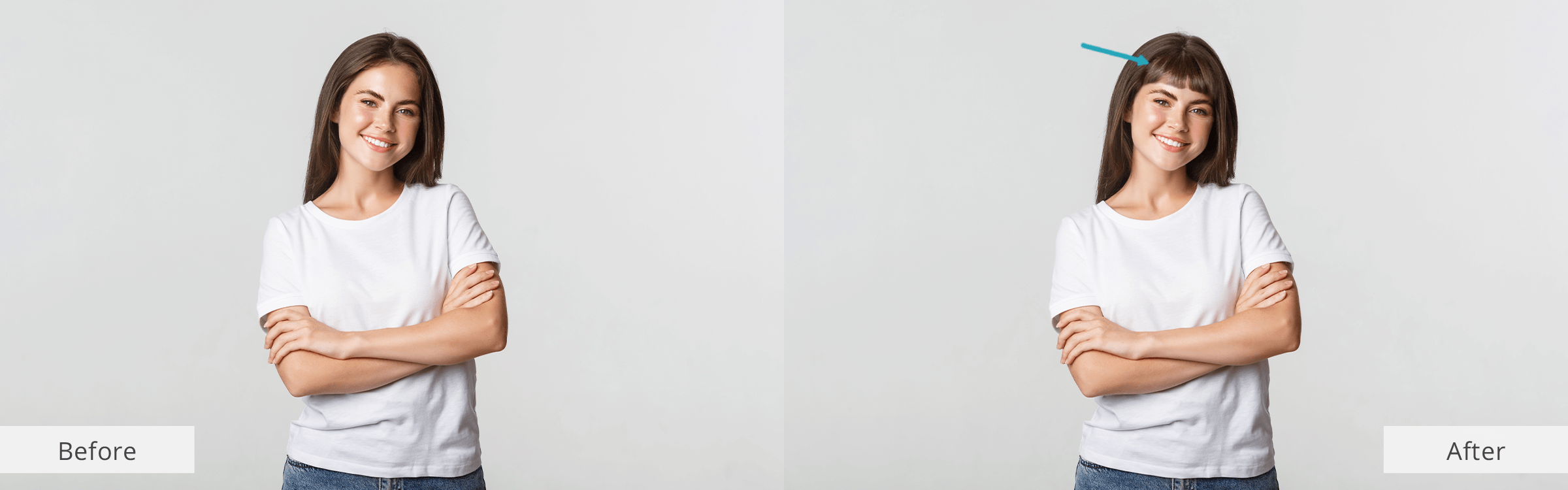 dodaj grzywkę do zdjęcia praktycznie online