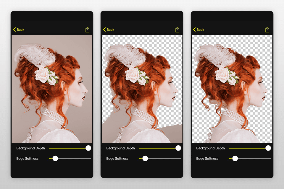 depth background eraser interface free software