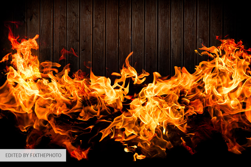 correzione colore di servizio antincendio fotografia