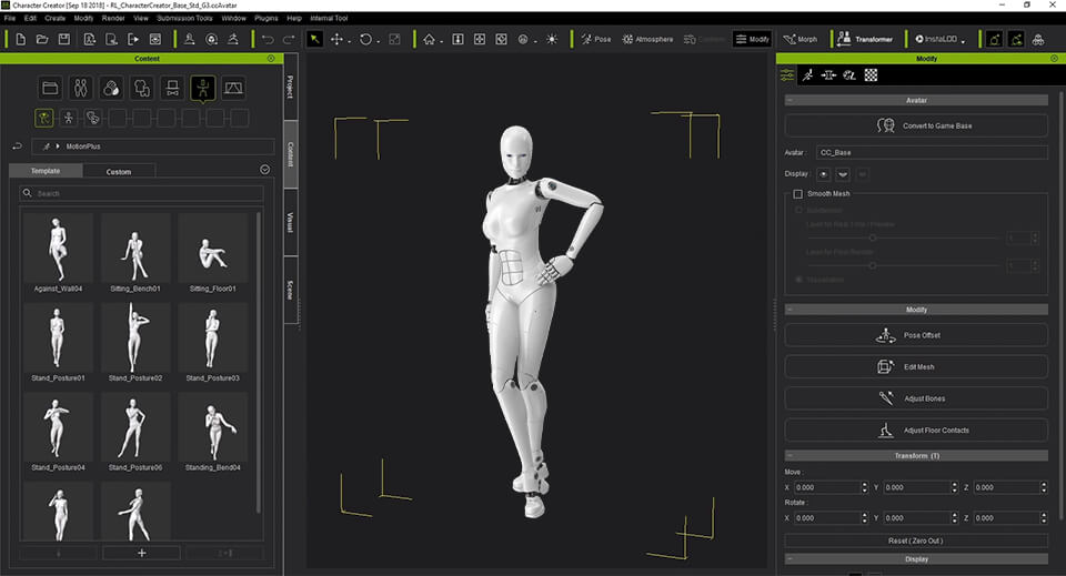 daz 3d free graphic design software interface