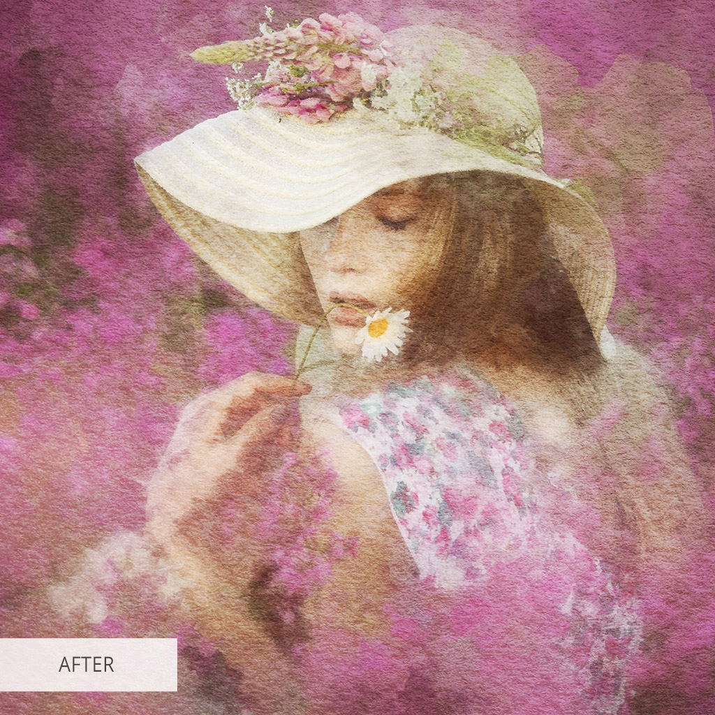 how to create a watercolor painting effect in photoshop tutorial