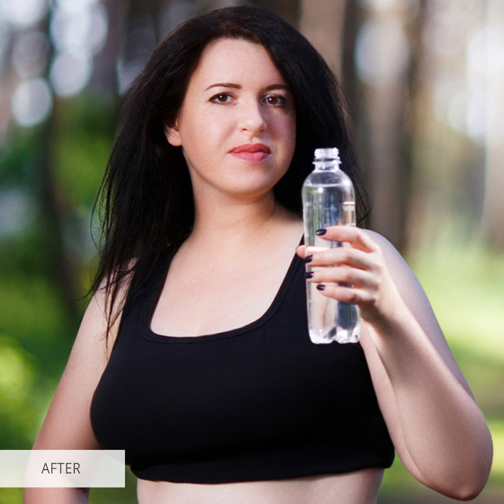 remove double chin in photoshop tutorial