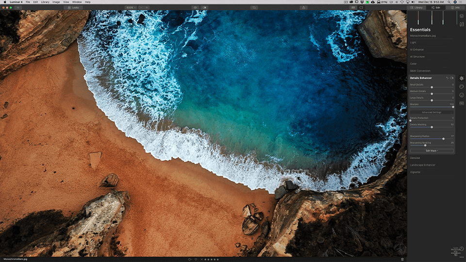 luminar software for photo editing on pc