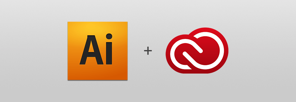 loomingulise pilve ja Adobe Illustraatori logo