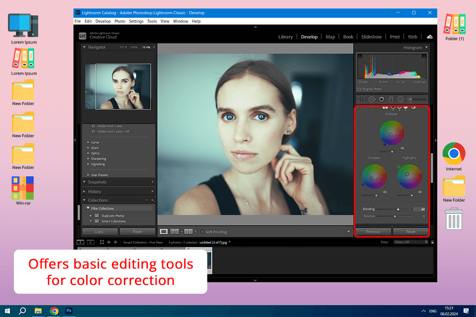 adobe lightroom color correction