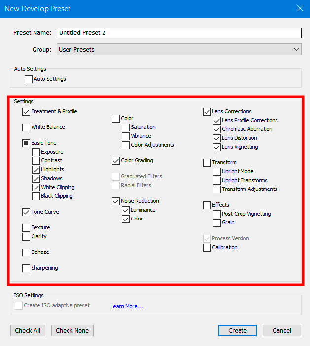 adobe lightroom video editing creating presets