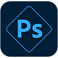 adobe photoshop express photo cut and paste app logo