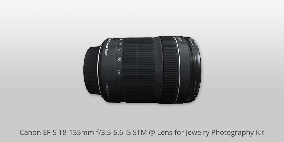 canon ef s 18 135mm f3 5 5 6 is stm jewelry photography kit