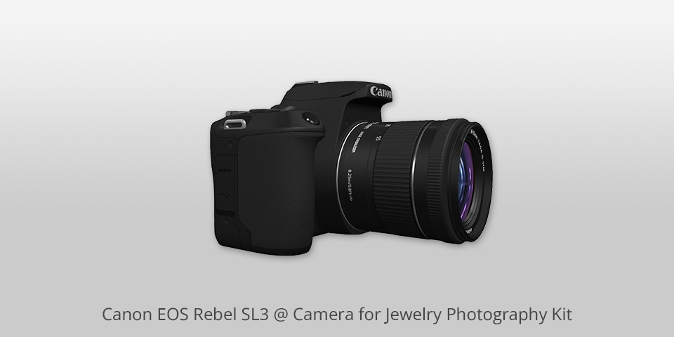canon eos rebel sl3 jewelry photography kit