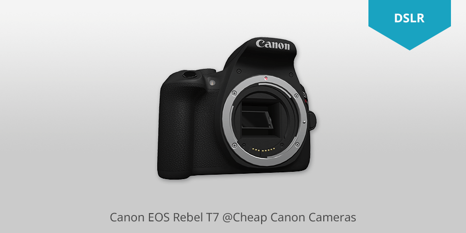 canon eos rebel t7 cheap canon camera