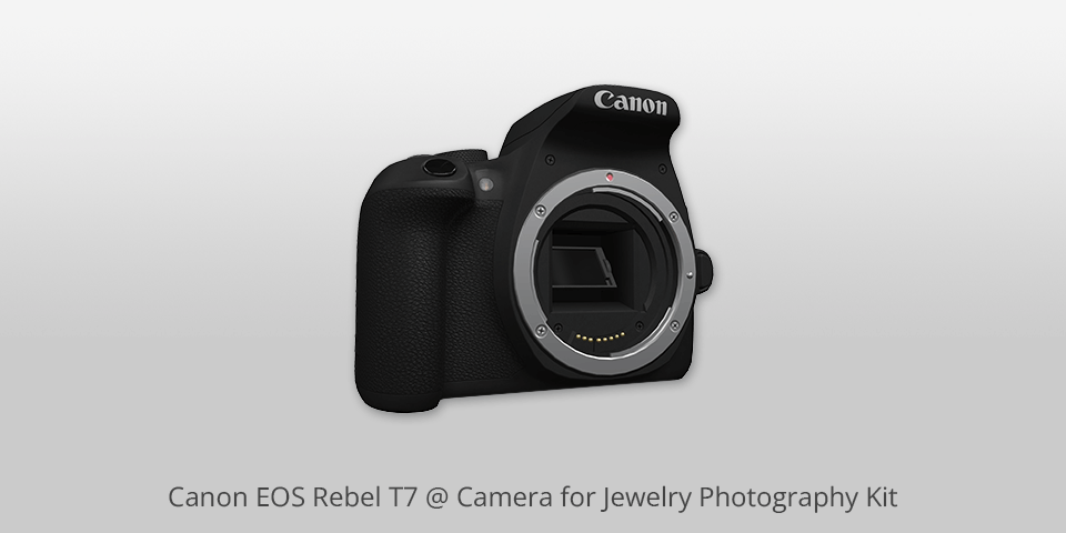 canon eos rebel t7 jewelry photography kit