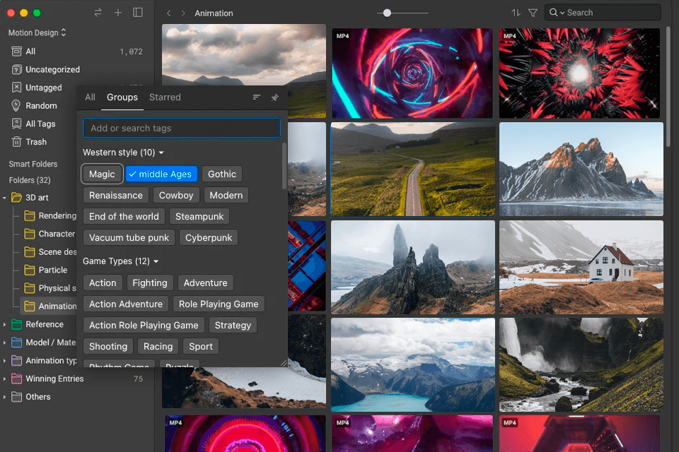eagle photo catalog software interface