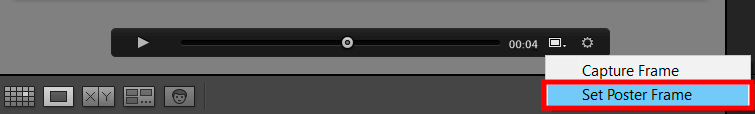 edit videos in lightroom creating video poster frame
