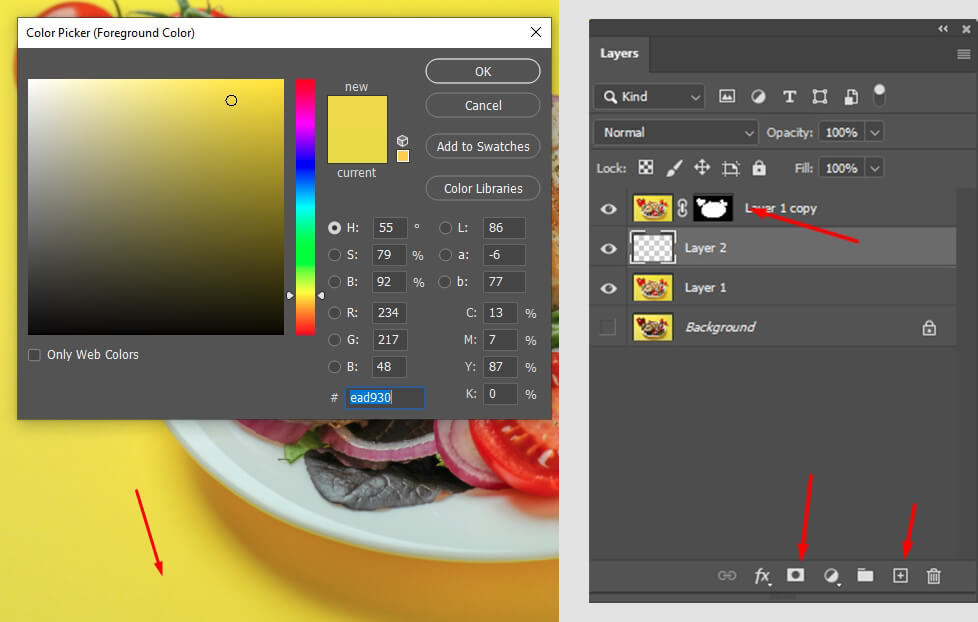 food photo soften the shadows