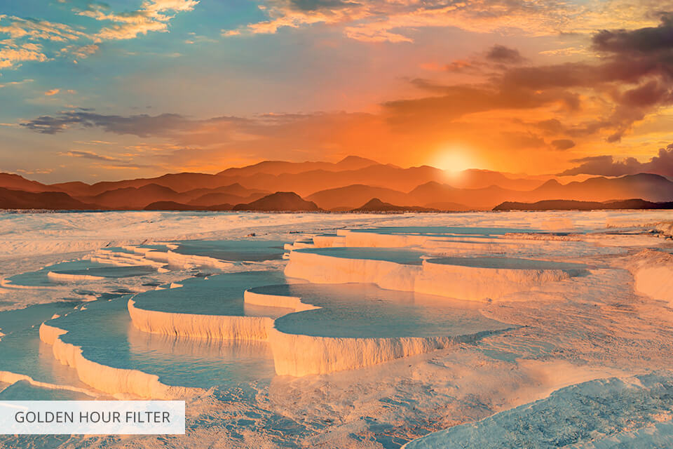 golden hour photoshop filter