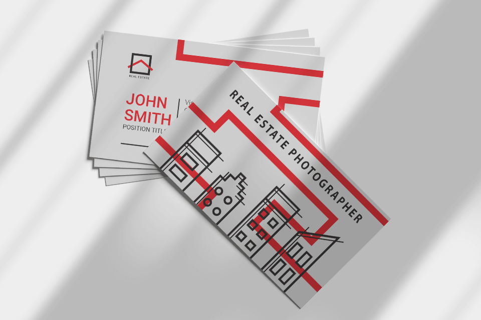 how to achieve a beautiful real estate visiting card design